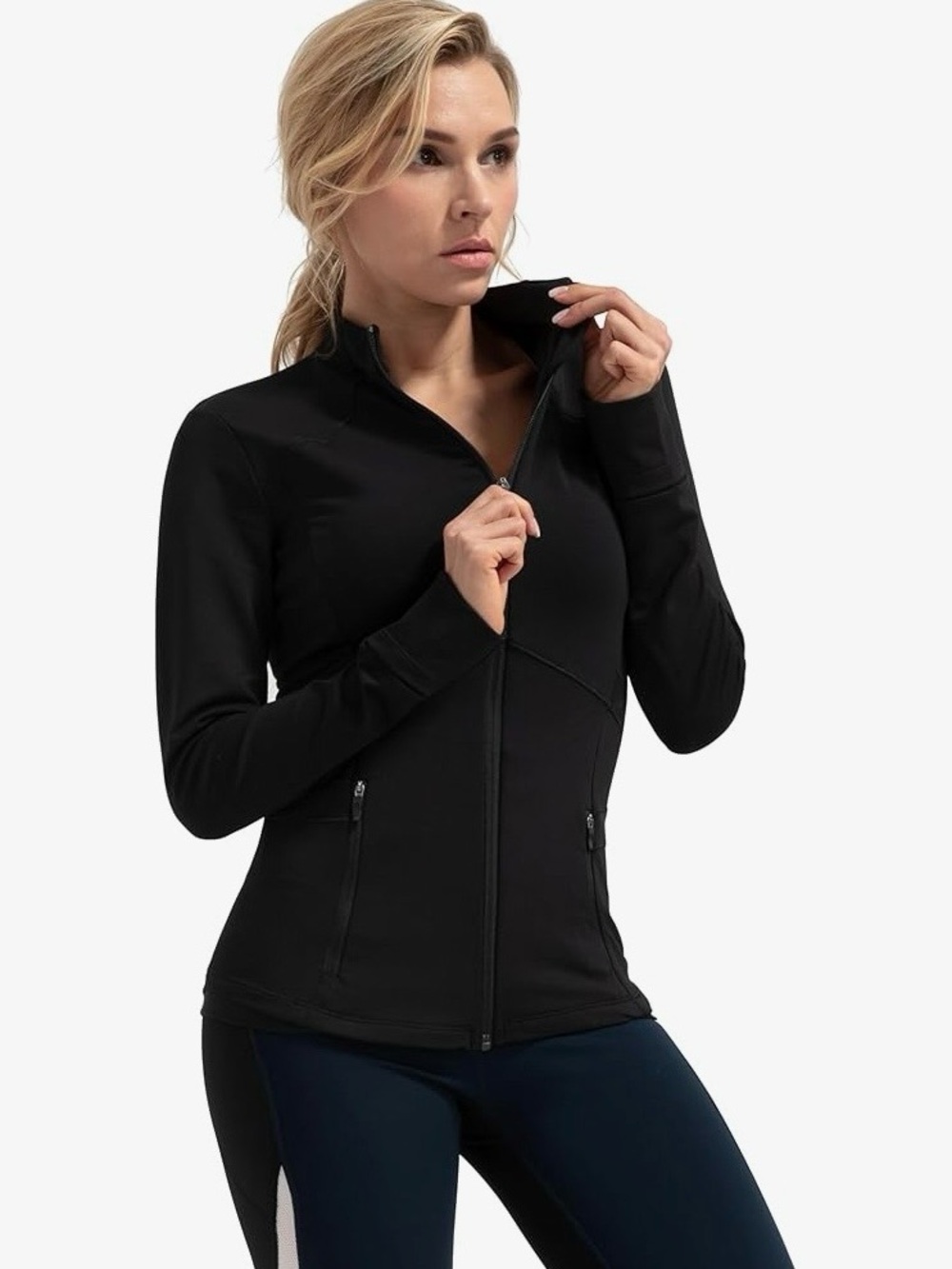 Zip Up Athletic Running Jacket